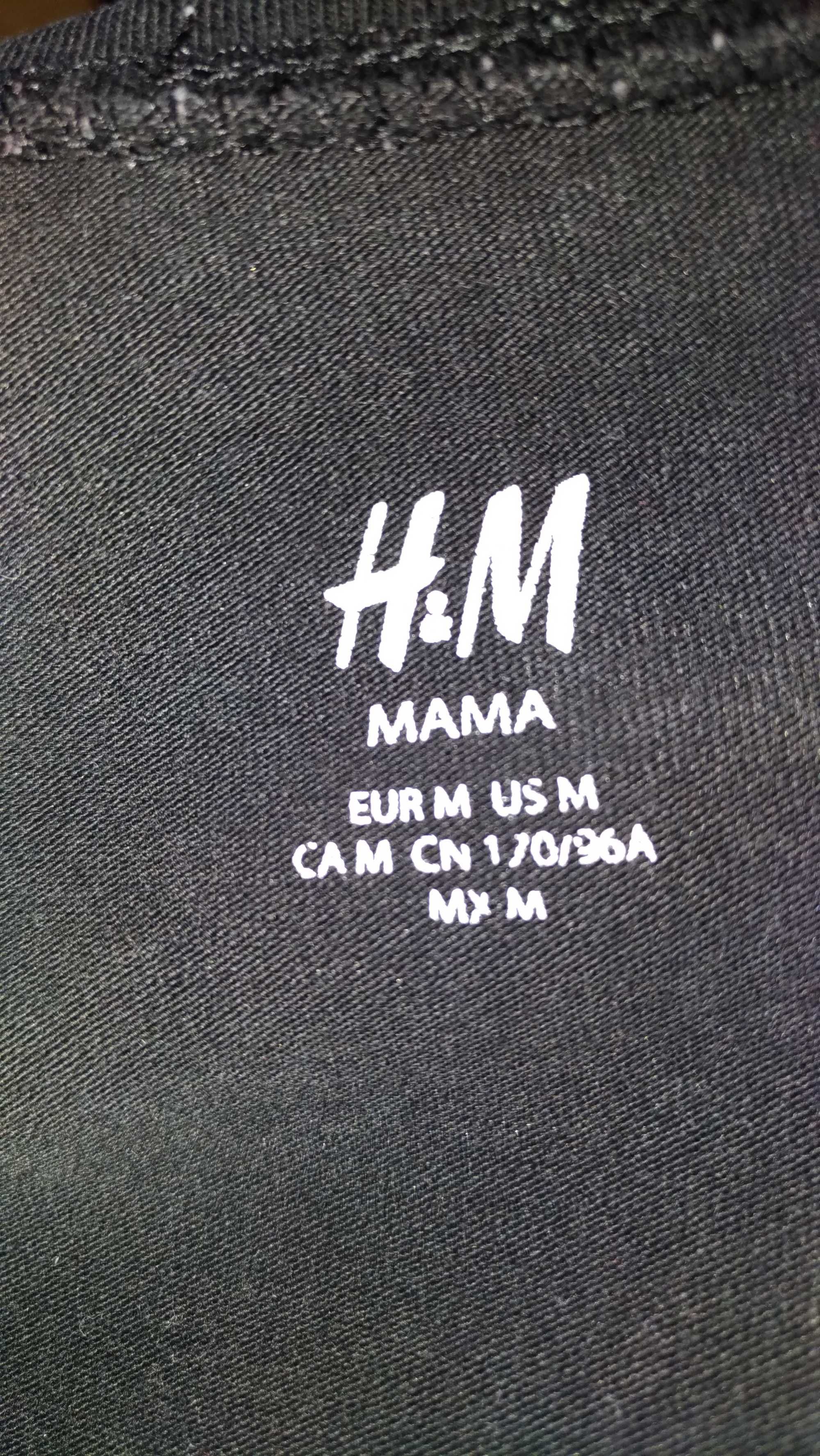 Bluzka ciążowa H&M MAMA czarna rozm. M (38)