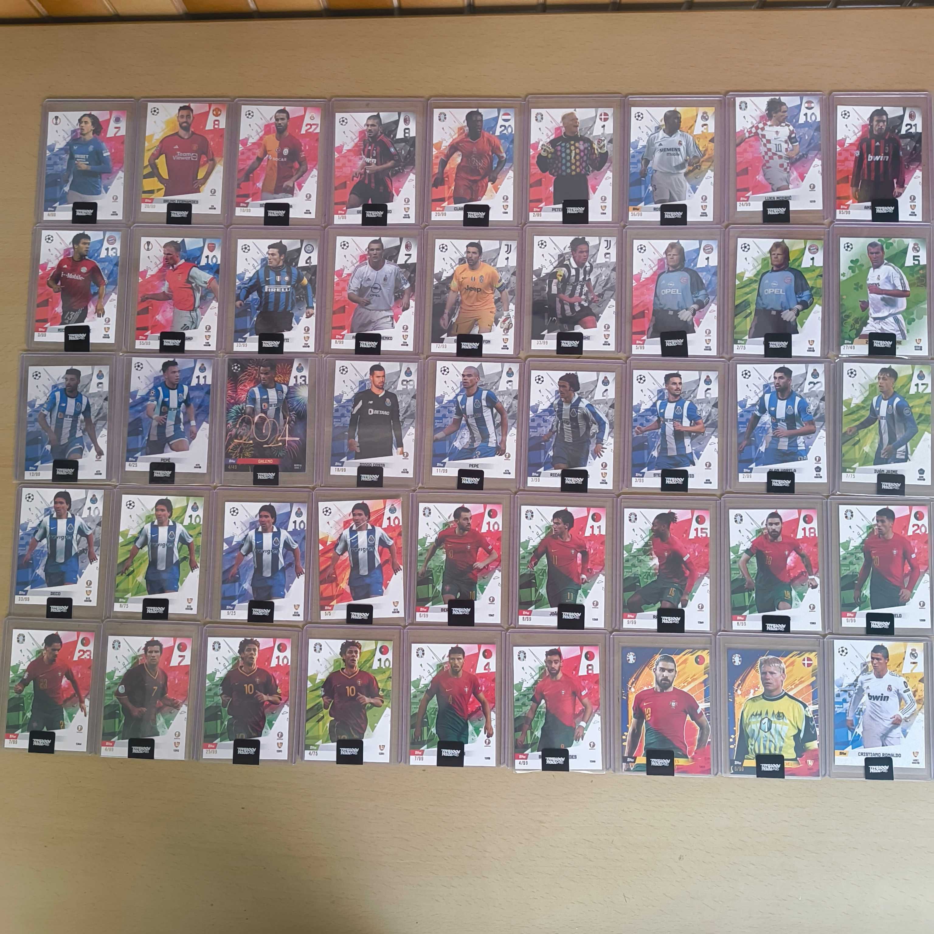 Cartas Numeradas Topps Total Football 2024