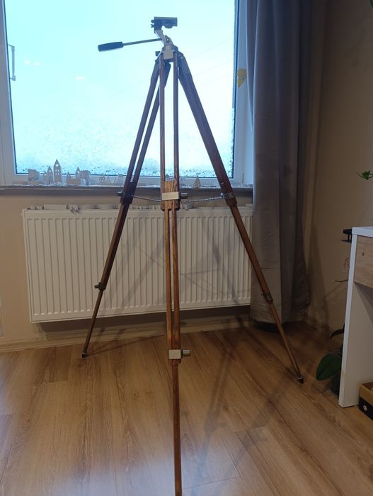 Statyw drewniany fotograficzny