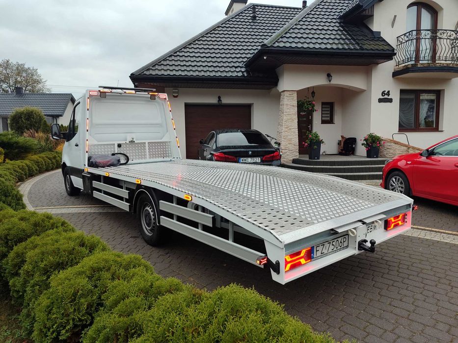 MERCEDES SPRINTER 12.2020 r Salon PL AUTO LAWETA Nowy najazd
