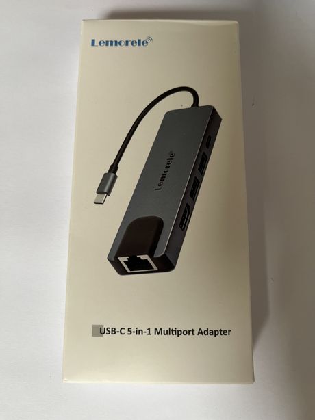 Adaptador Limorele multi portas USB-C 5 em 1