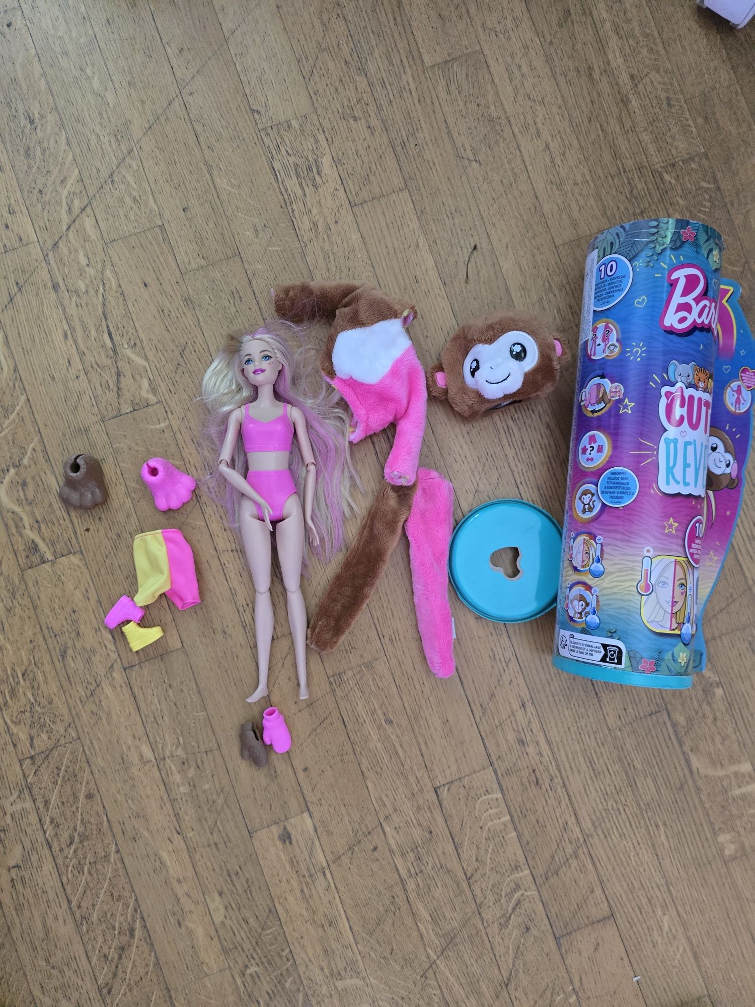 Лялька Barbie Cutie Reveal Друзі з джунглів Мавпеня