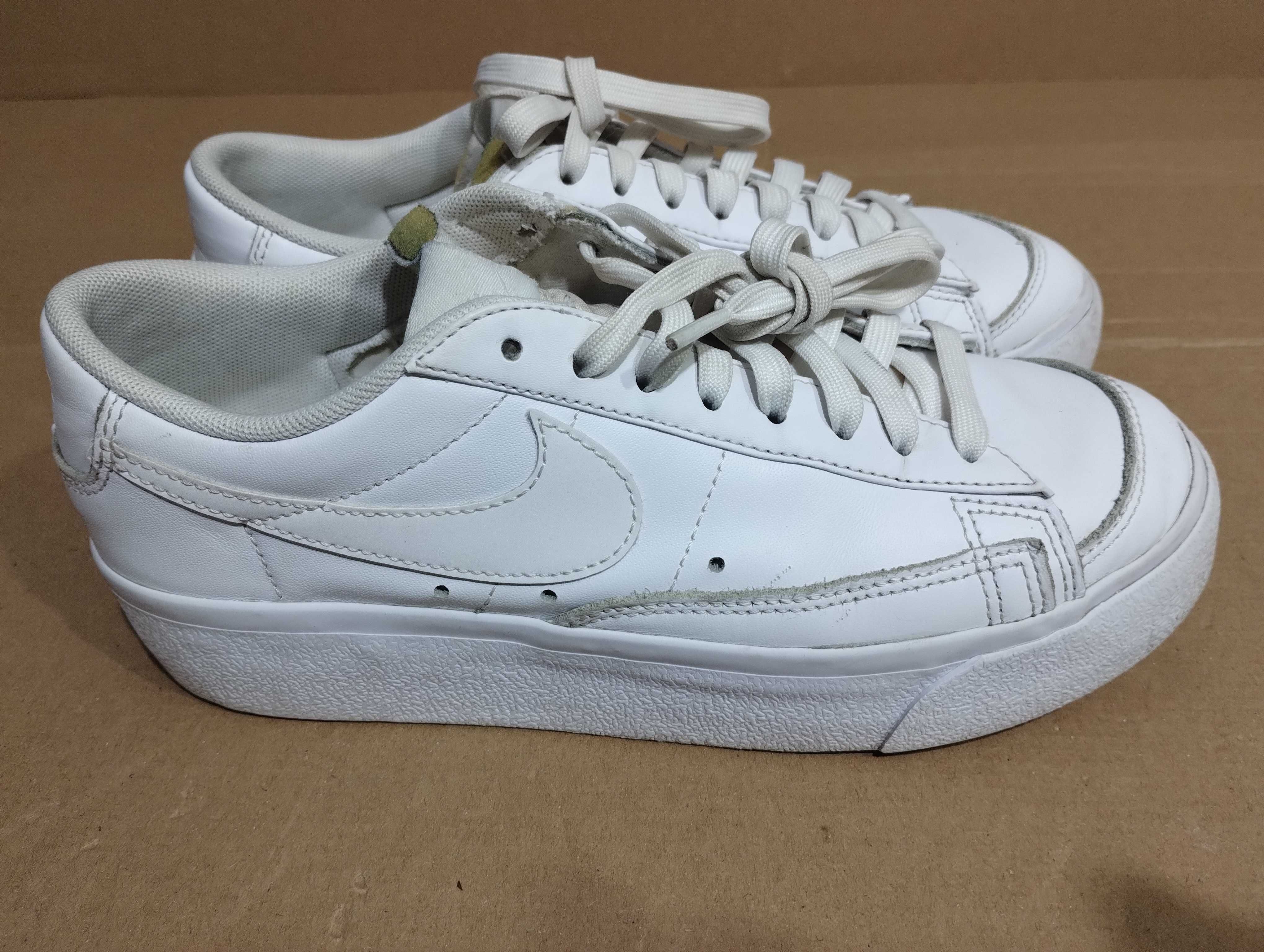 buty sportowe Nike Blazer Low platform roz 38 skóra naturalna