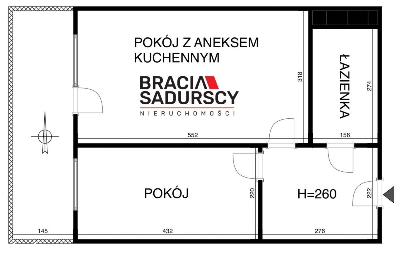 2-Pokojowe Z Dużym Balkonem, Nowe Budownictwo