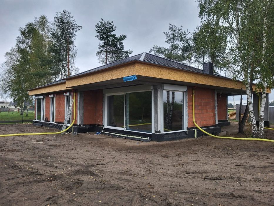 Rura drenarska bez otworów pełna FI 100 rolka 50m drenażowa odwodnieni