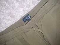 Spodnie topshop luzne khaki Cygaretki chinosy