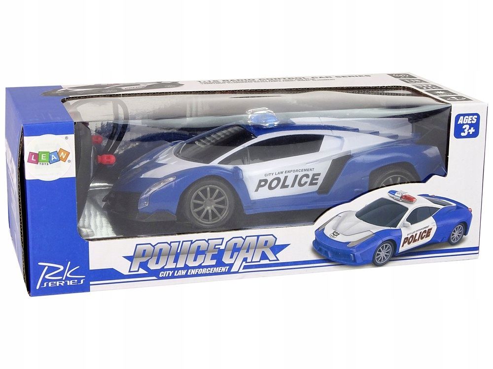 Auto Wyścigowe Policja R/c Zdalnie Sterowane Policyjne + Akumulator