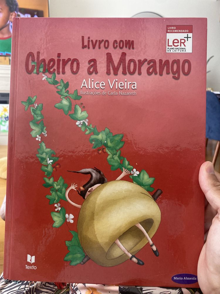 Livro com cheiro a morango de Alice Vieira