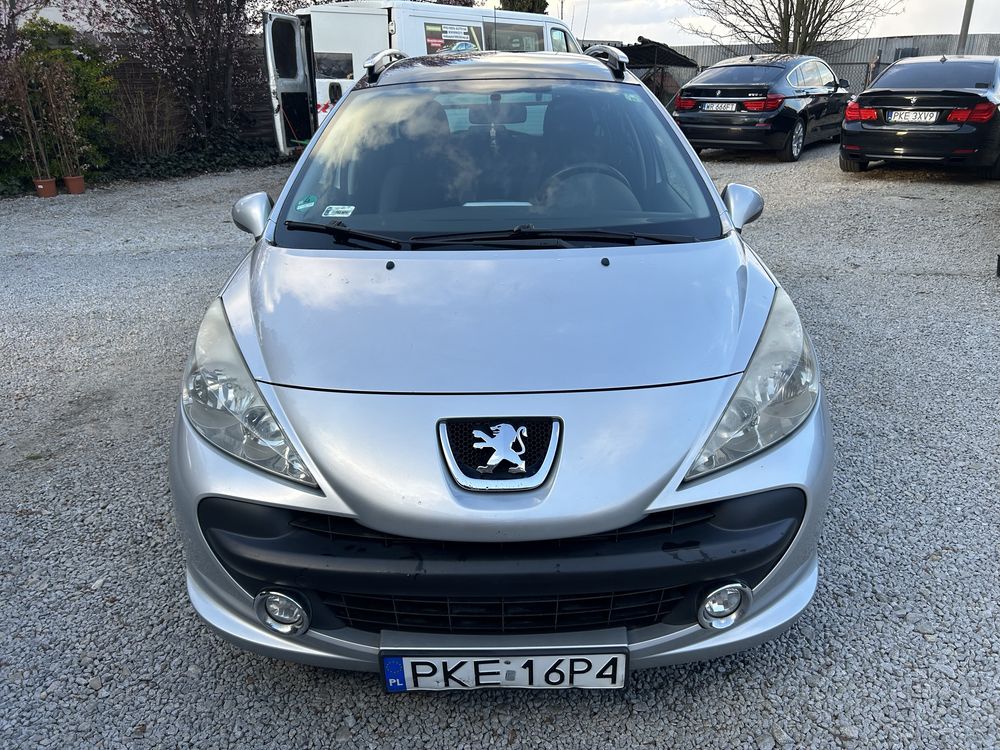 Peugeot 207 SW 2009r. 1.4bp, klima, panorama