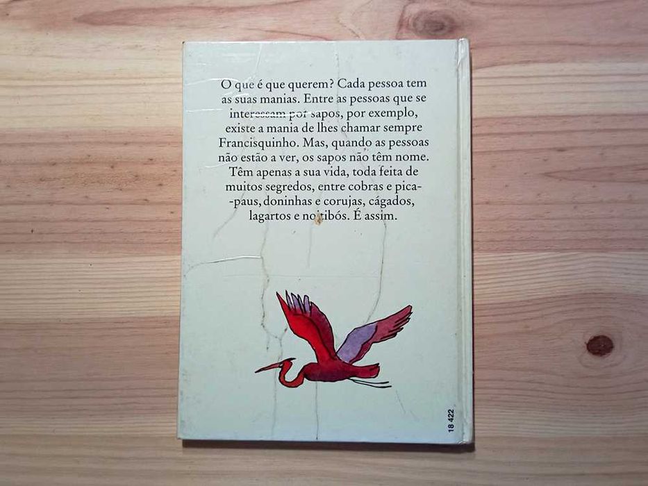Livro "O Sapo Francisquinho" De Clara Pinto Correia