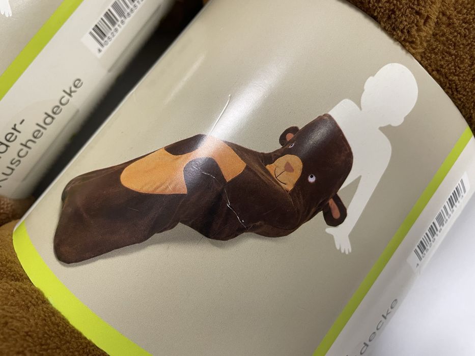 Плед флисовый детский "мишка"/"олененок" 140х64см LIVARNO