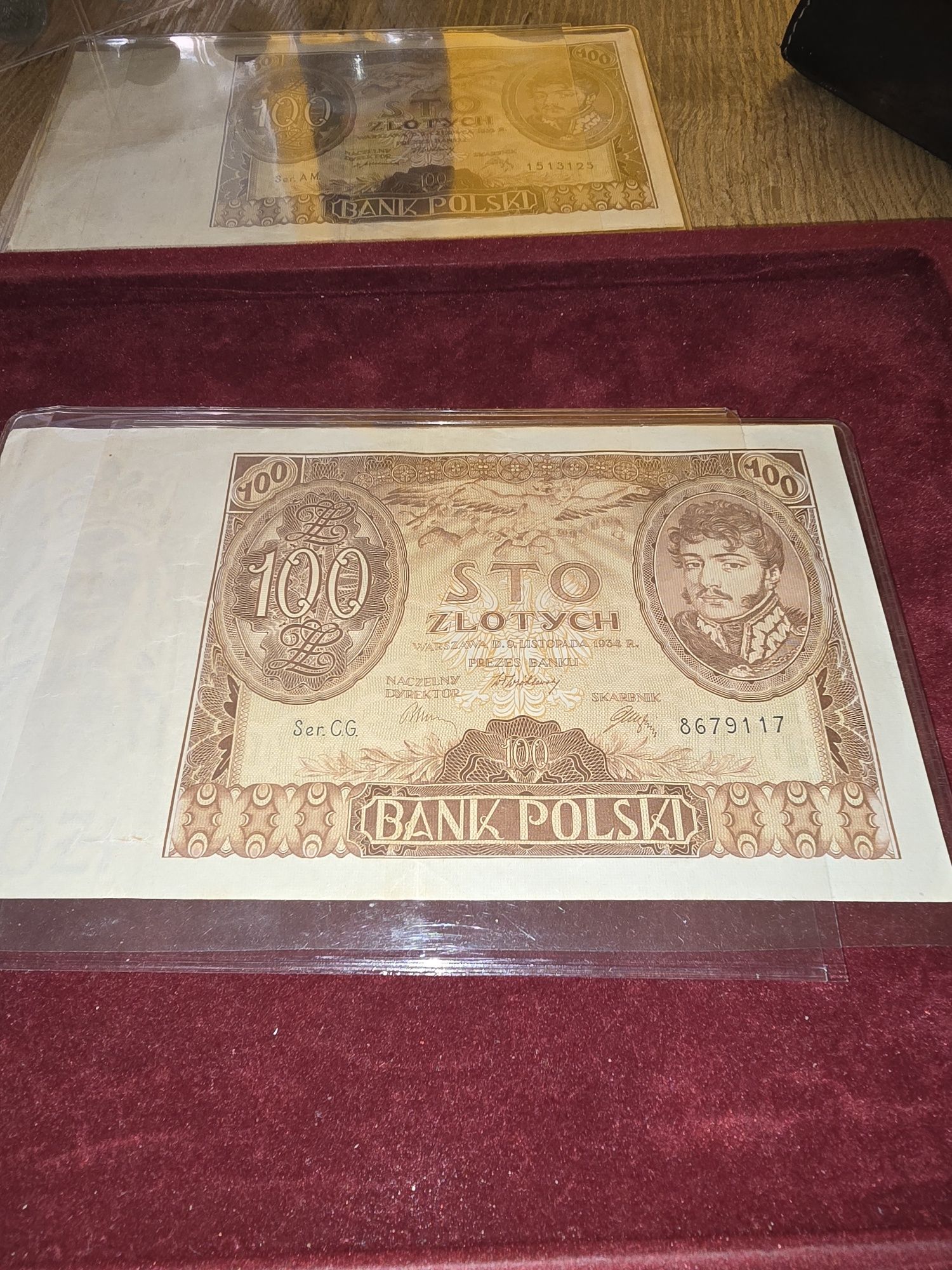 Banknoty PRL, 100 zl 20 marek 10 zl