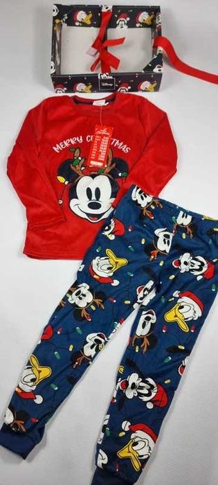 Ciepła piżama świąteczna Myszka Miki Pepco r.110/116