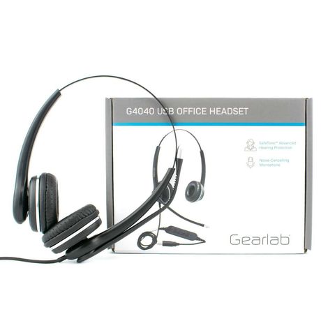 SANDBERG GEARLAB G4040 HEADSET Słuchawki USB Mikrofon Pilot Telepraca