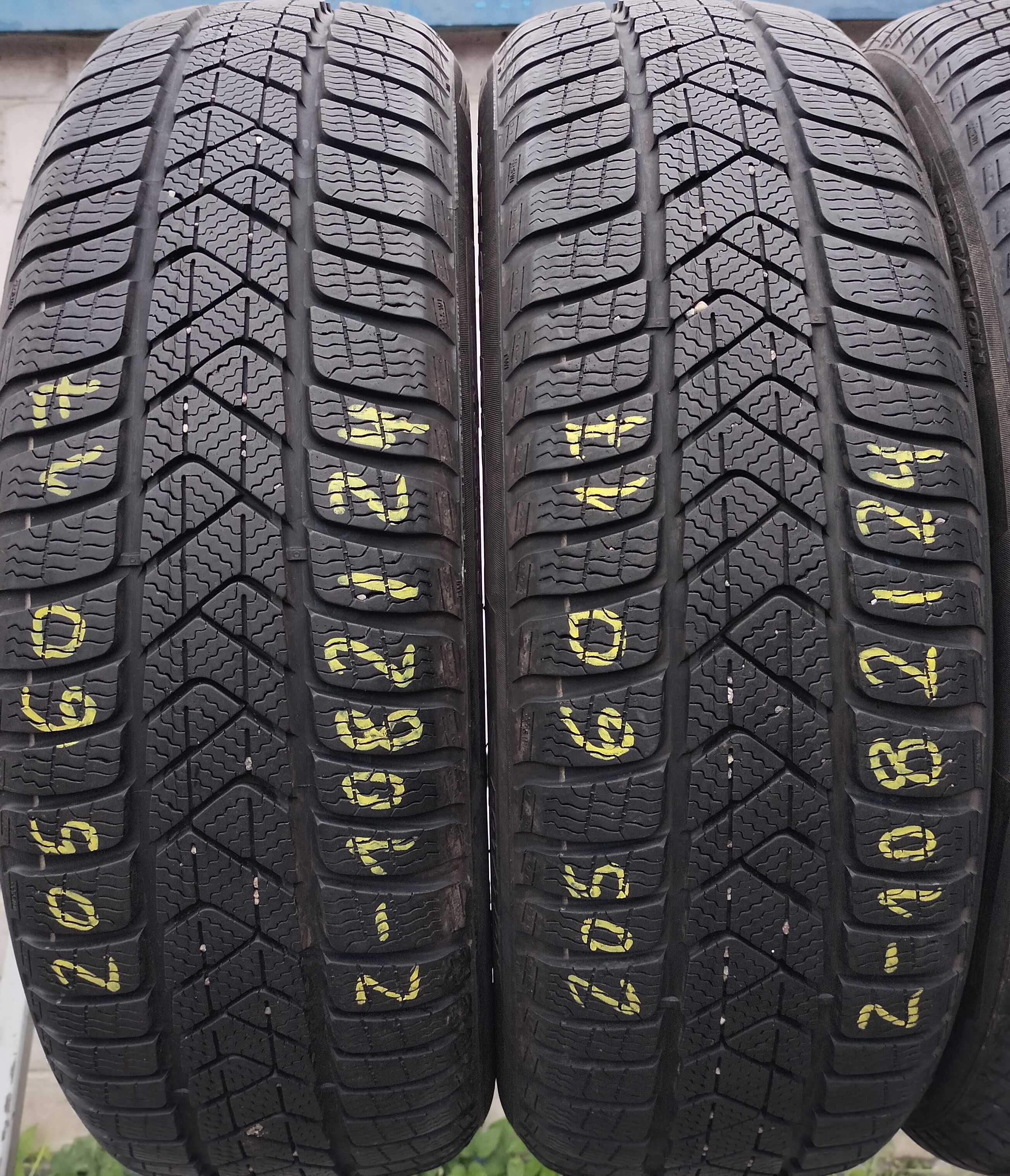 205/60r17 93H (Z1082/24)02 4szt 6/7mm Sottozero 3 PIRELLI ZIMOWE