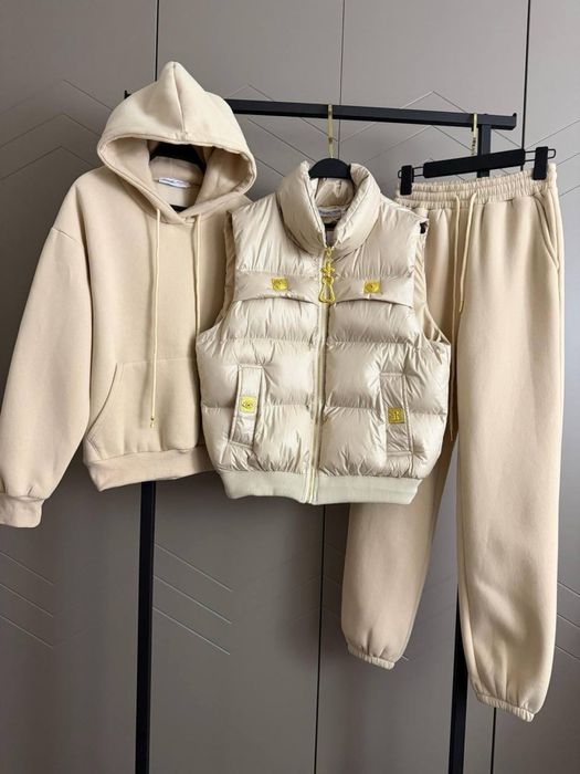 Комлект костюм на флісі +жилет Shiaparelli