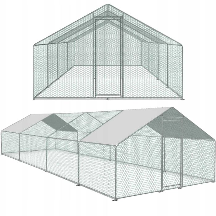 Klatka Wybieg Woliera dla drobiu Kur Kaczek Królików 3x2/3x3/3x6/3x8