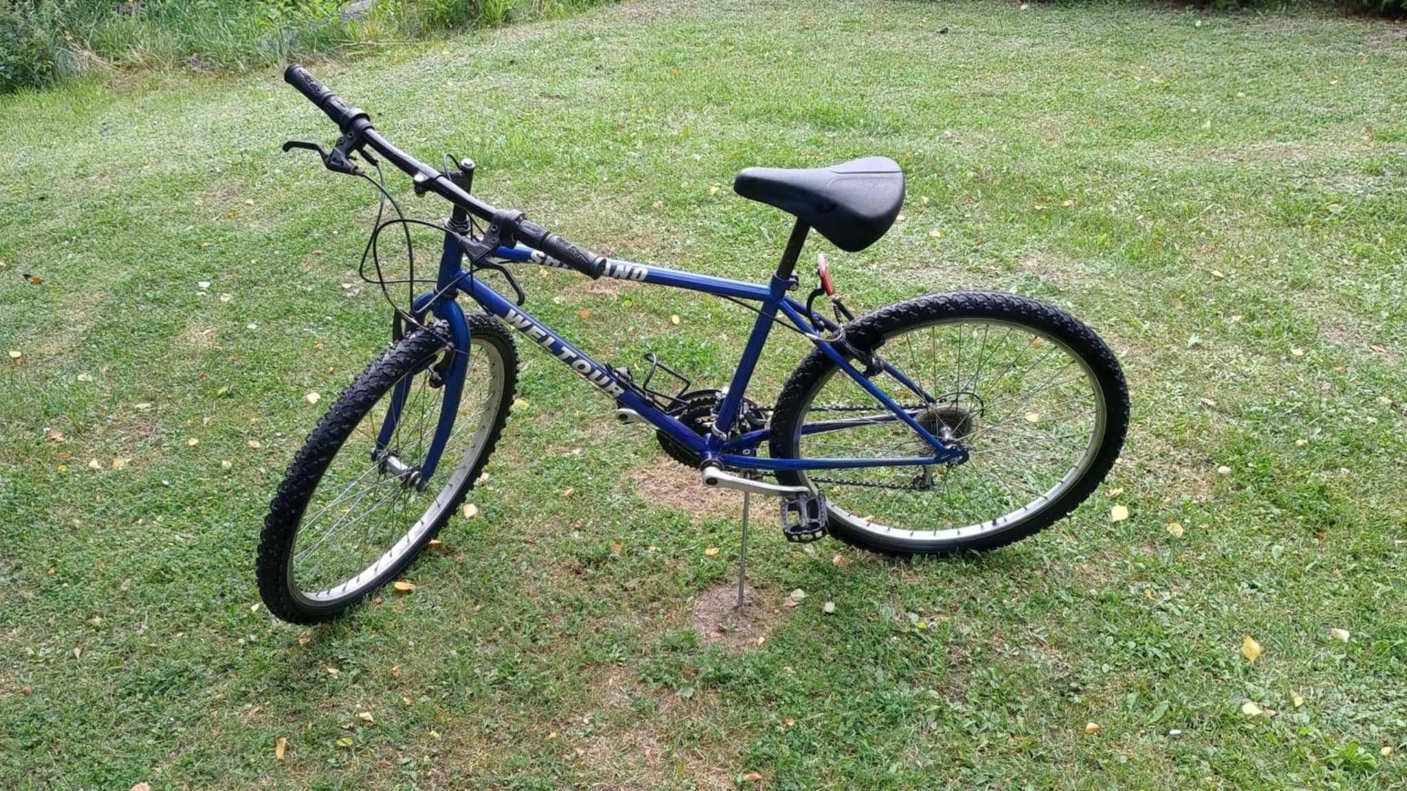 Rower górski Weltour rama 17" koła 26" przerzutki 3x7 Shimano, używany