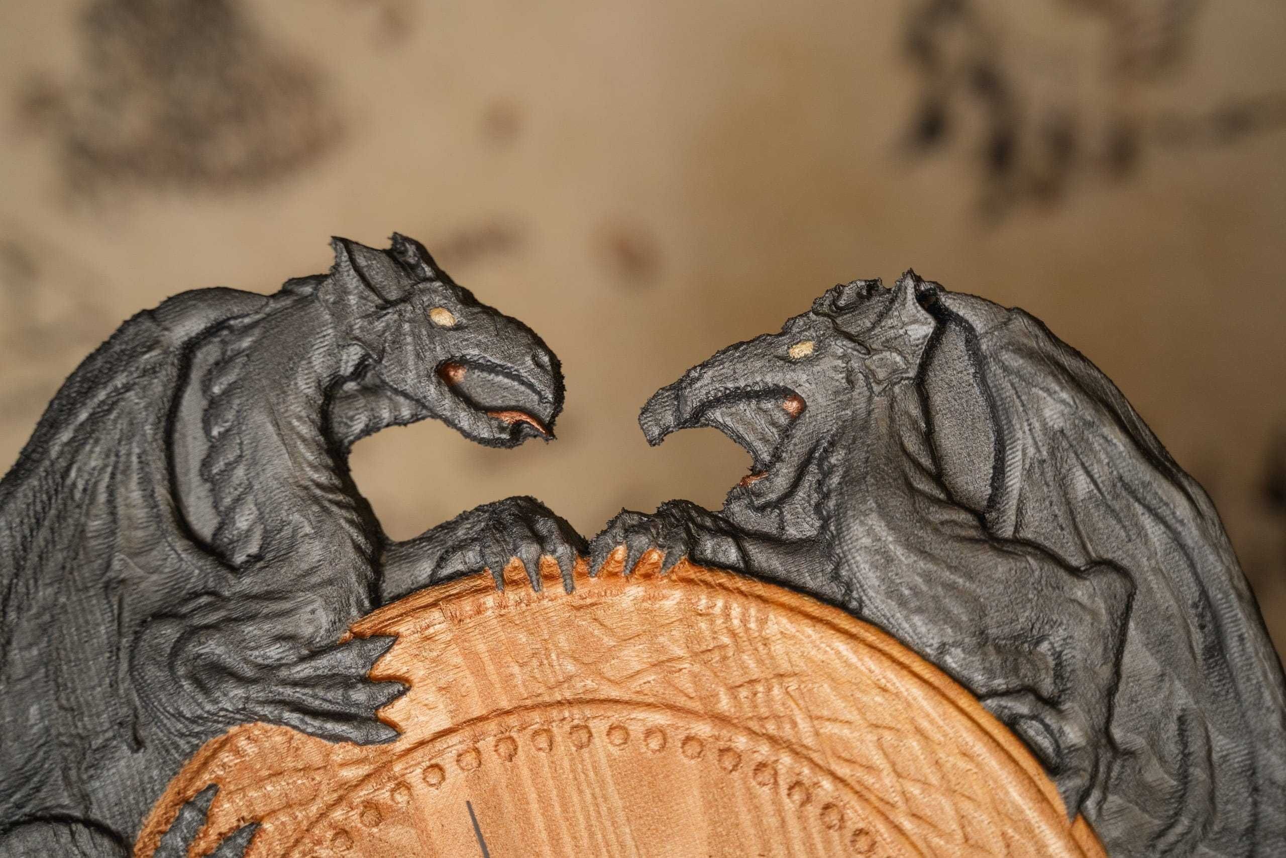 Zegar młodzieżowy, prezent dla gracza, smok Gra o Tron Hobbit Wiedźmin