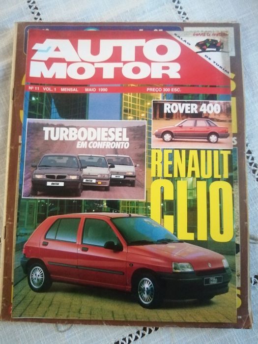 Revistas automóveis antigas