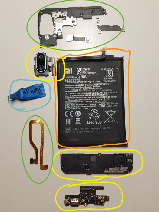 Części zamienne do telefonu Xiaomi Redmi Note 7