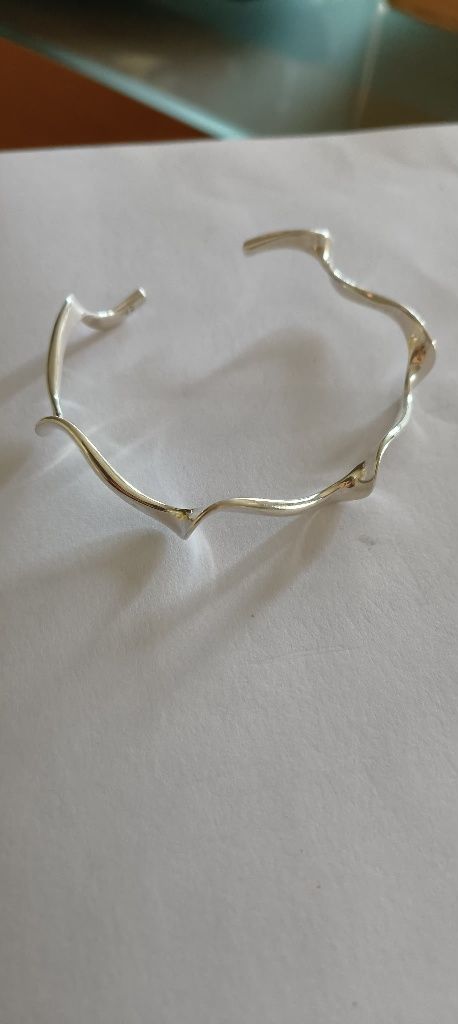 Pulseira escrava em prata