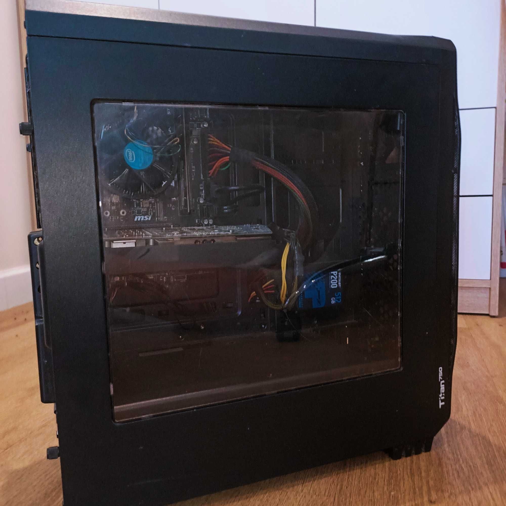 Komputer z GTX 1060 + i5-9400F + Monitor Gotowy do gier / pracy
