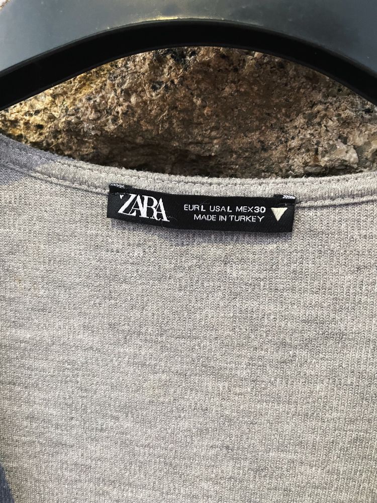 Casaco cinza da Zara