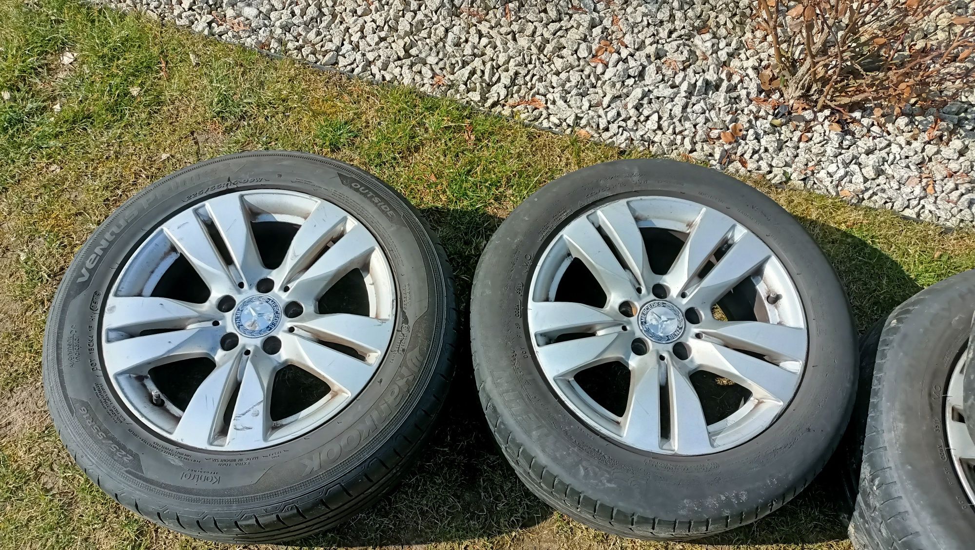 Koła letnie felgi 16 5x112 et48 Mercedes 225/55/16 okazja