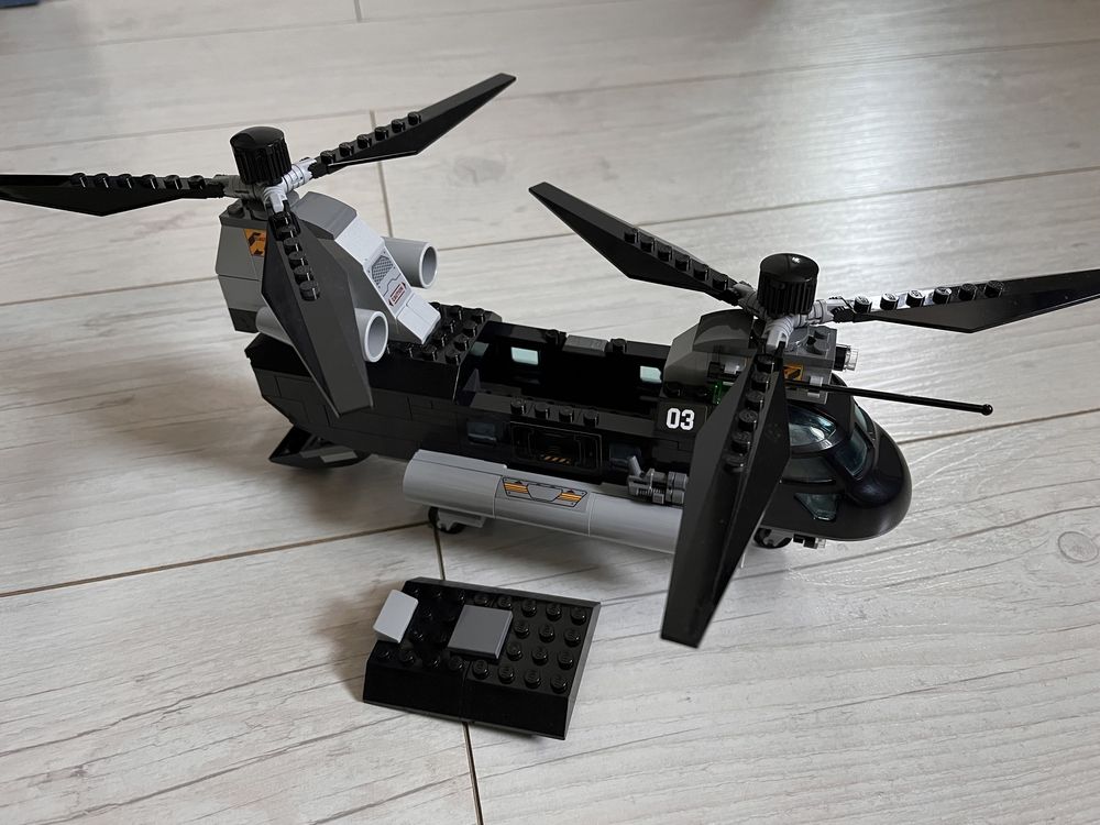 LEGO Super Heroes Marvel 76162 czarna wdowa i pościg helikopterem
