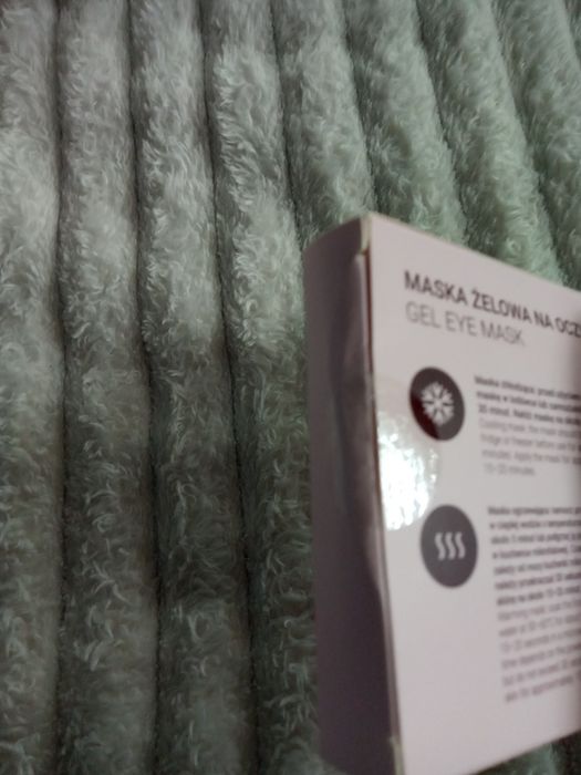 Nowa, zapakowana żelowa maska na oczy ciepło - zimno