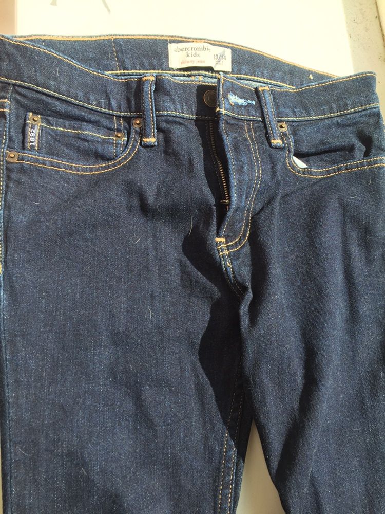 Джинсы abercrombie kids skinny р 155-160
