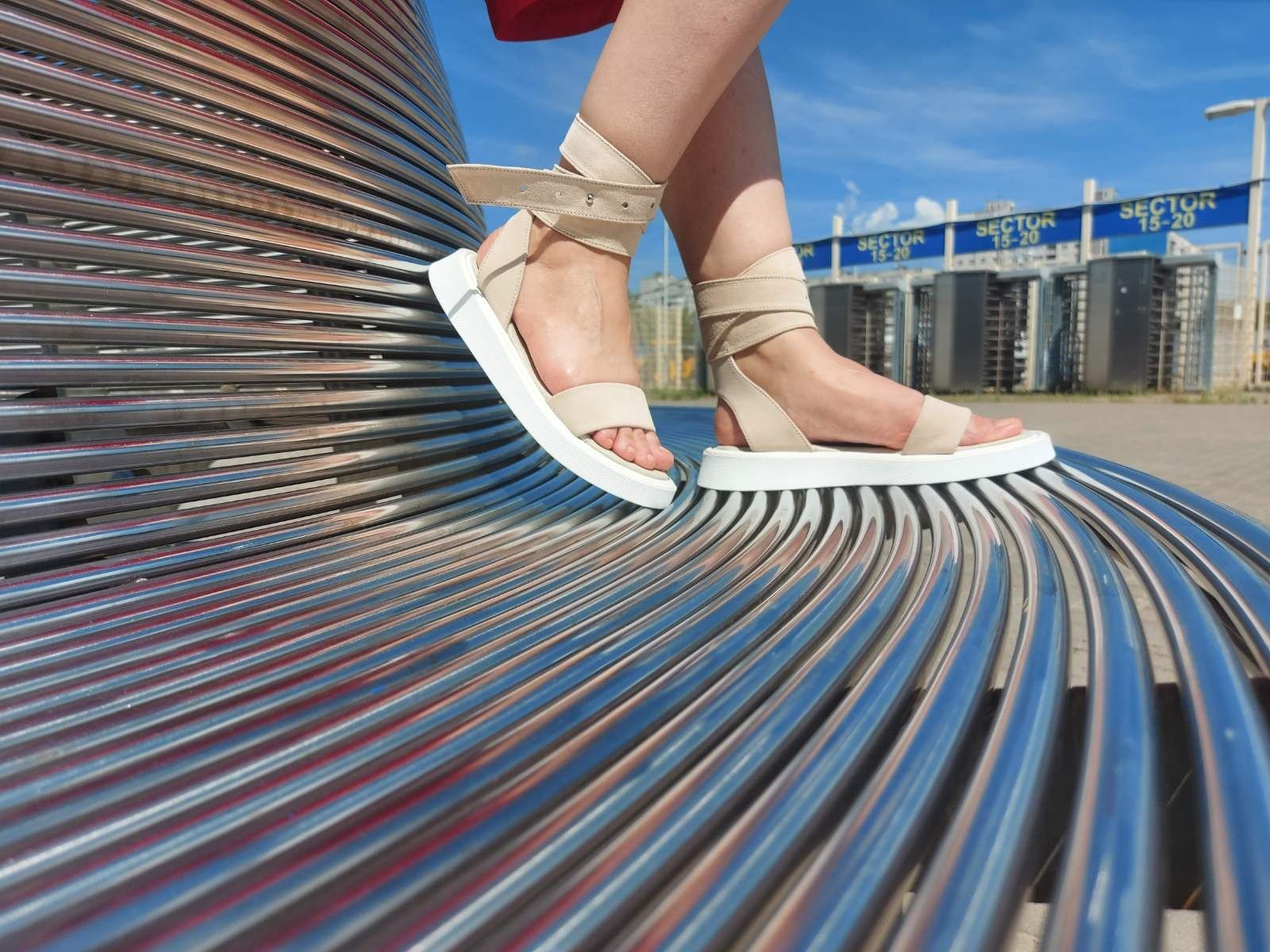 РОЗПРОДАЖ!!! 38р натуральна Італійська замша жіночі сандалі босоніжки