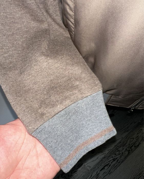 Комбинированая куртка-бомбер Capobianco