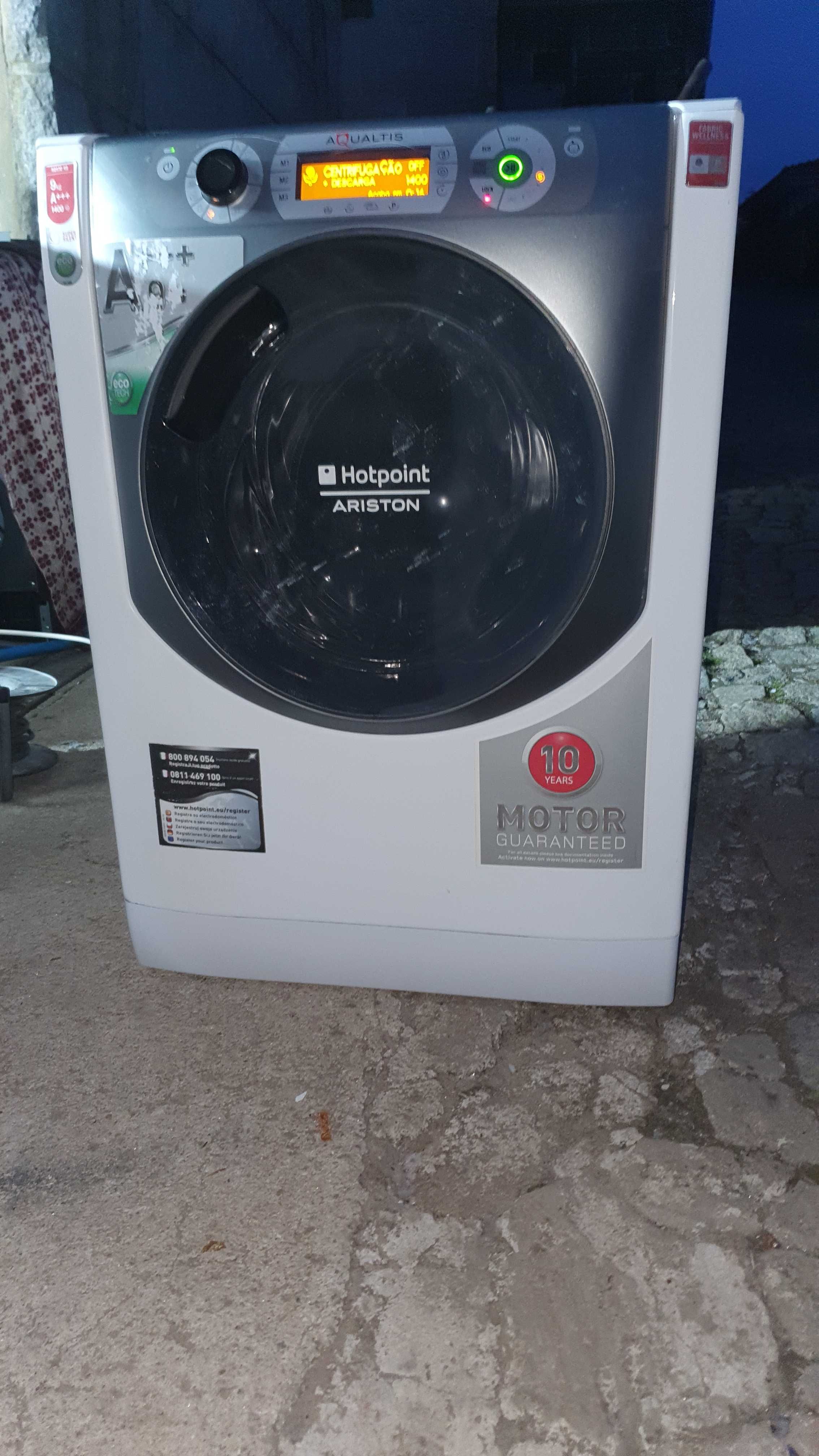 Máquina de lavar roupa ariston hotpoint 9kg A +++