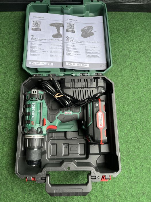 Дриль- шуроповерт акумуляторний Parkside 20V