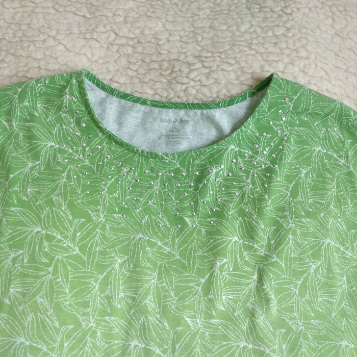 bluzka damska XL White Stag zielona bluzeczka t-shirt