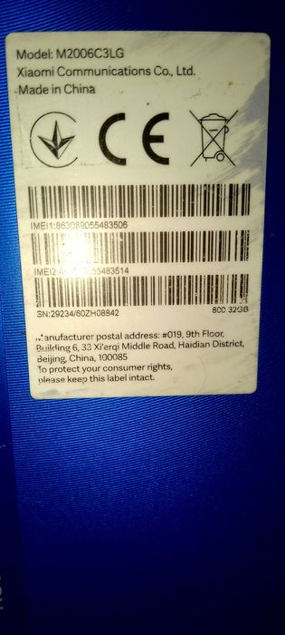 Smartfon Xiaomi Redmi 9A