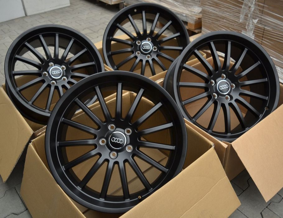 Felgi 19 5X112 Oryginał Audi A4 8W0 8K0 Czarne Mat Rant Nowe