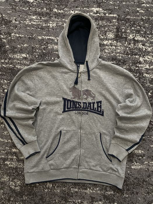 Зип Худи Lonsdale L-XL розмір Big logo
