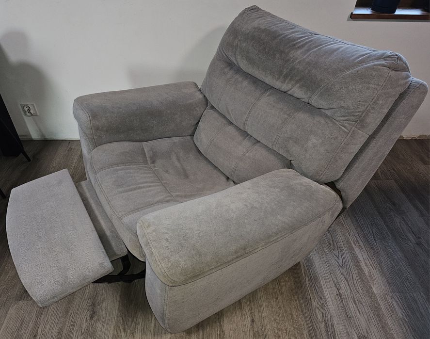 Fotel relaks rozkładany obrotowy telewizyjny, TV, relax, leniuch super