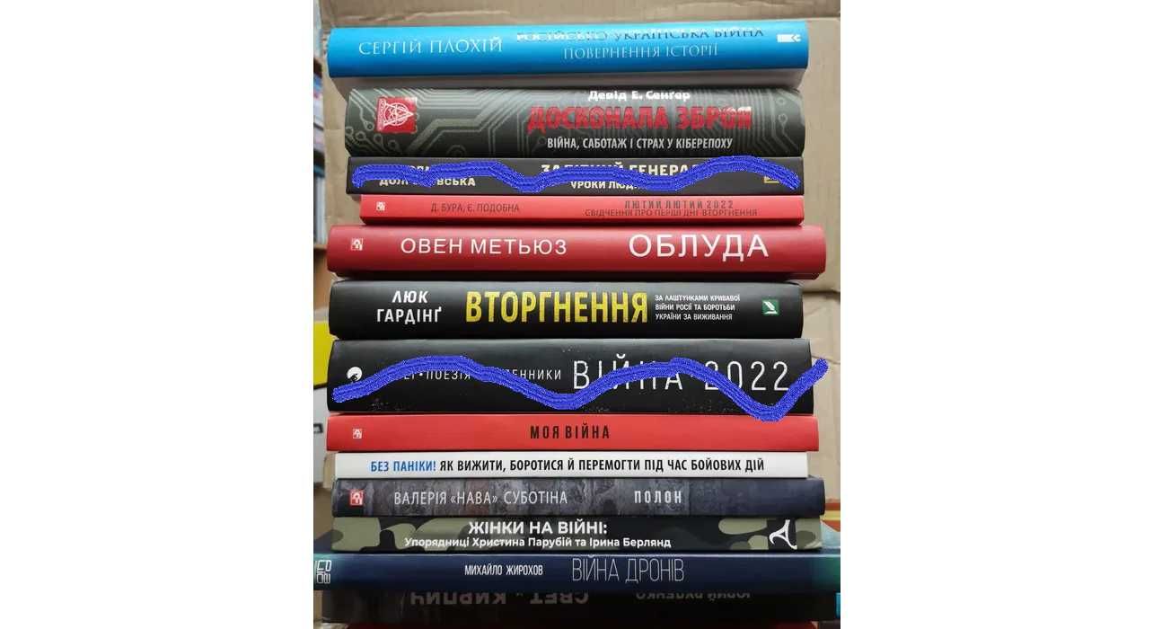 Книги про АТО та війну
