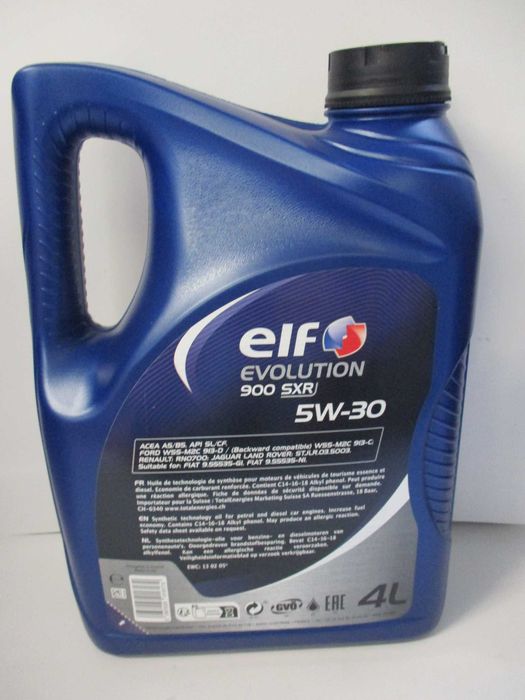 Elf 5W30 Evolution 900 SXR 4L API: SL/CF ACEA: A5/B5 RN 0700