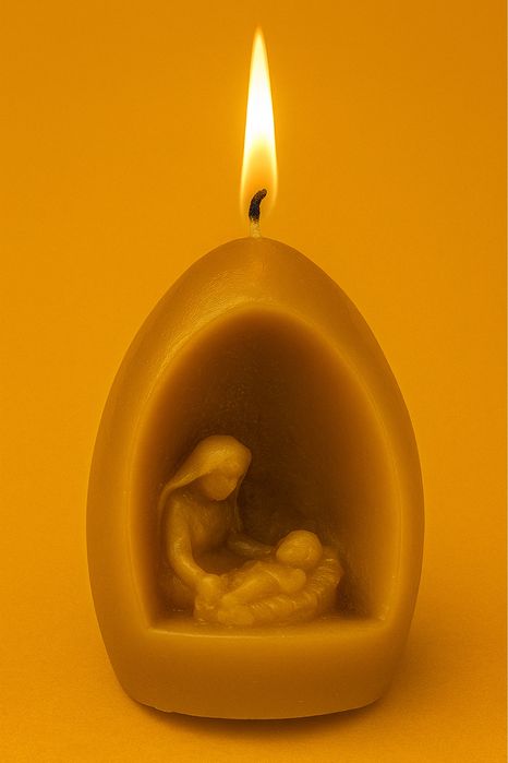 Свічки з бджолиного воску та парафіну