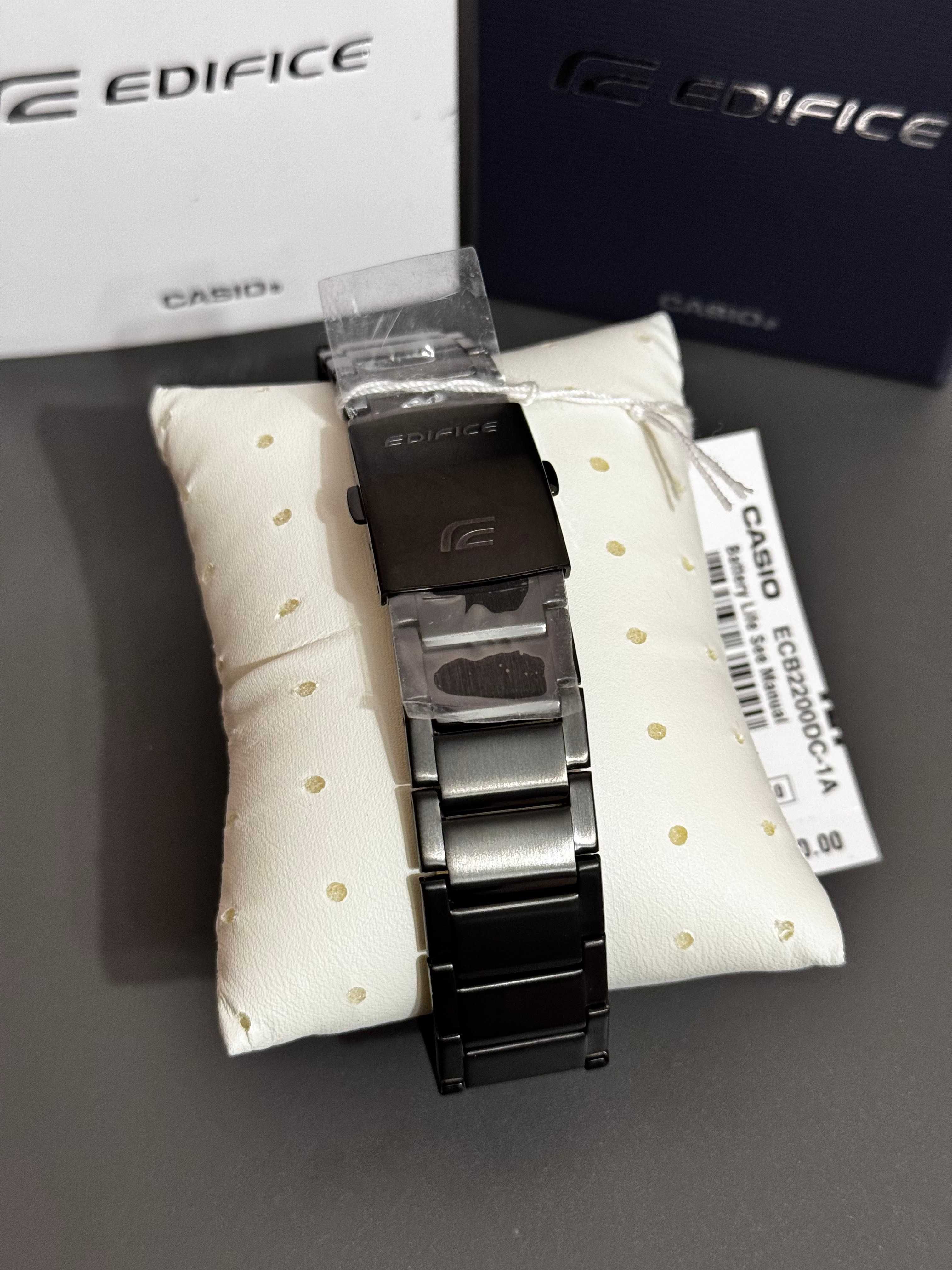 часы casio ecb2200dc-1a edifice
