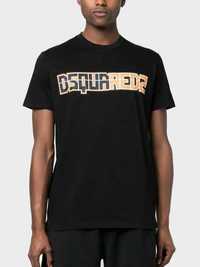 Dsquared2 czarny t-shirt print Caten Bros roz. XL 100% ORYGINAL