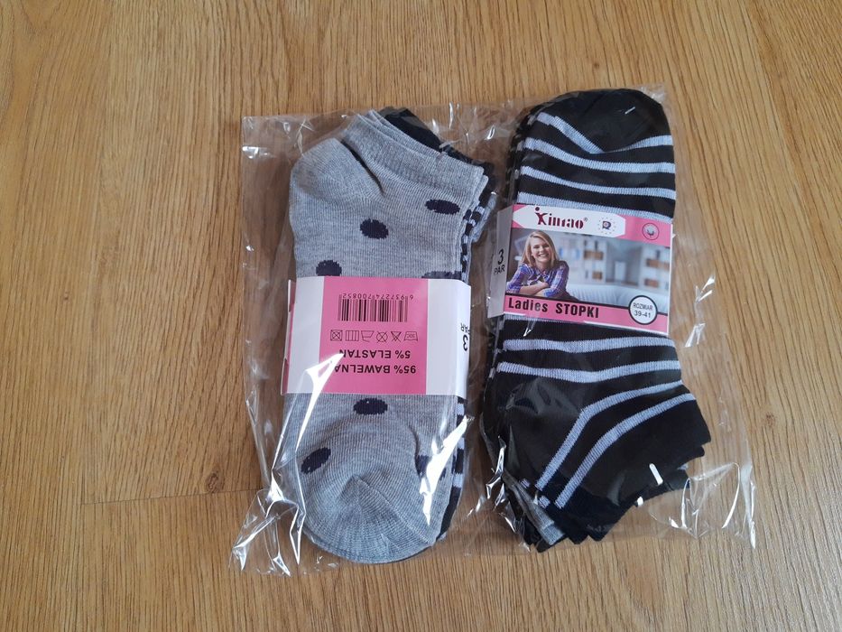 Skarpety damskie 39-41, 6 par