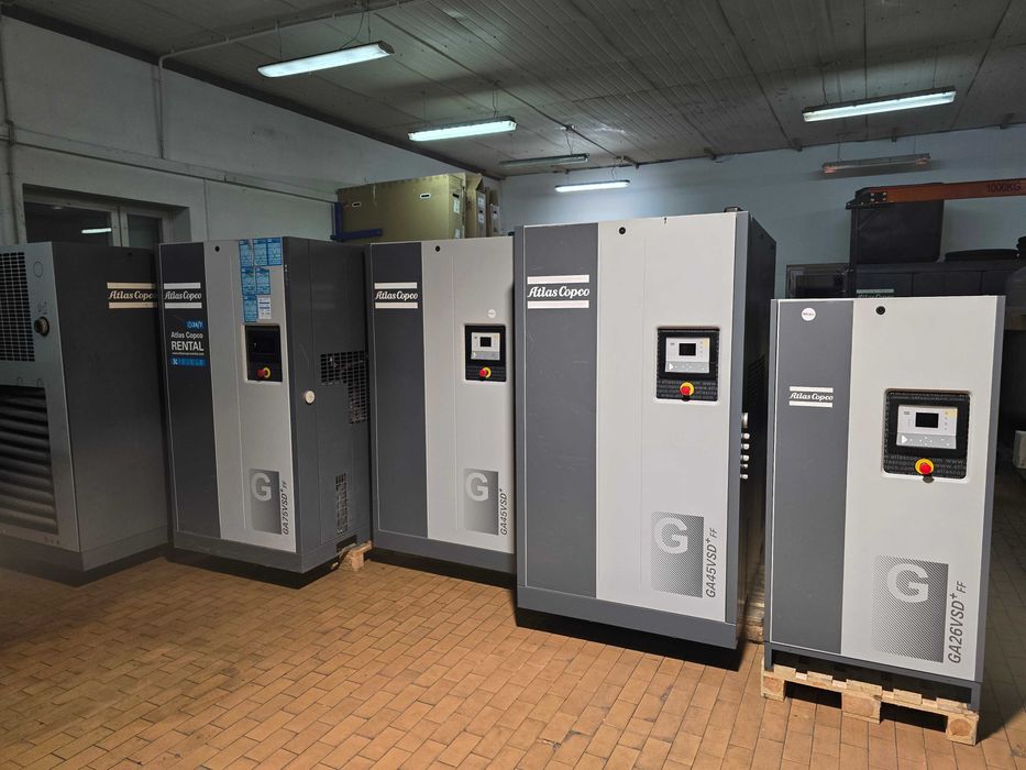 Wynajem przemysłowych sprężarek powietrza, serwis, sprzedaż