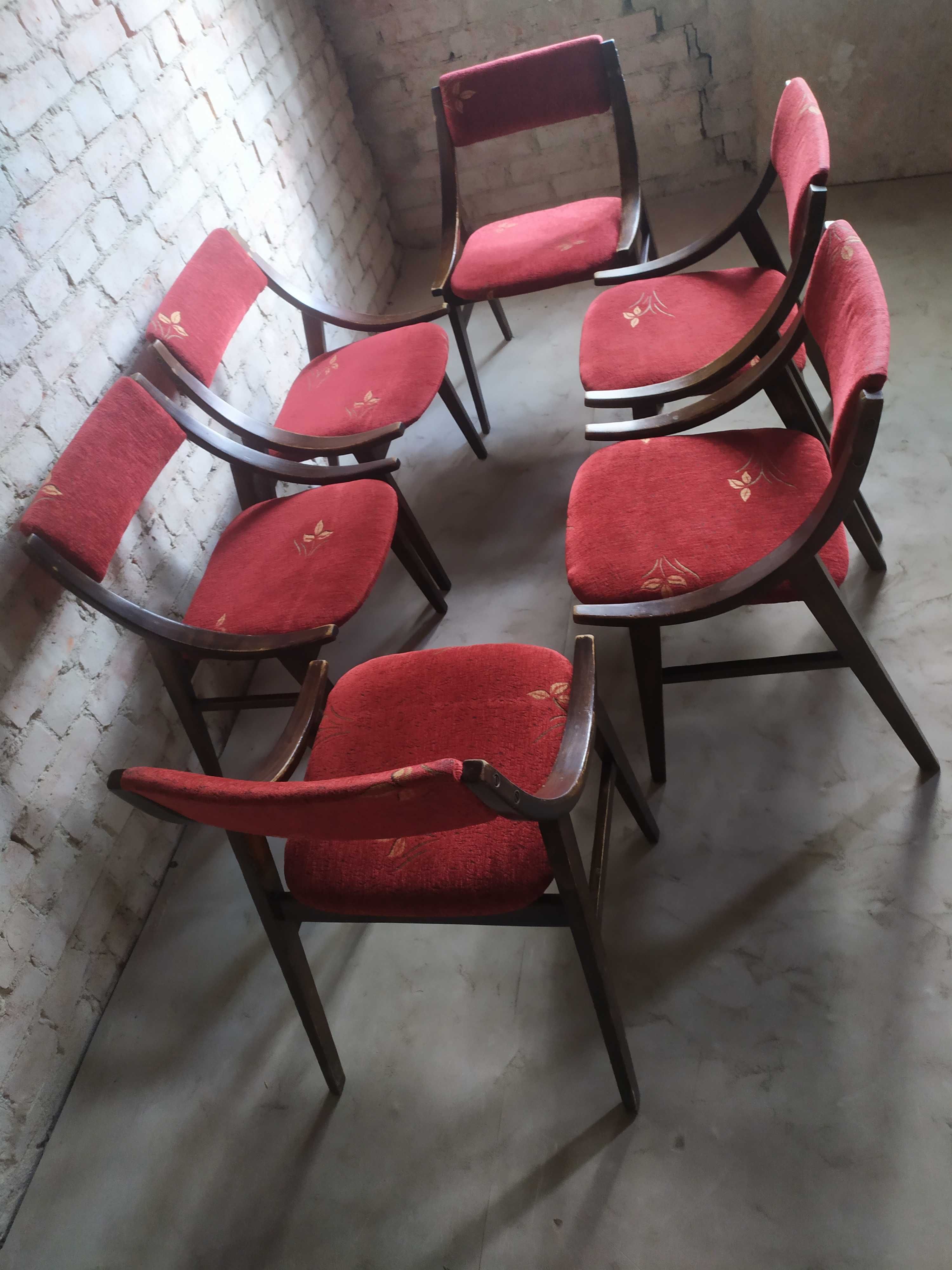 Krzesło drewniane skoczek PRL Vintage Zamojskie fabryki mebli
