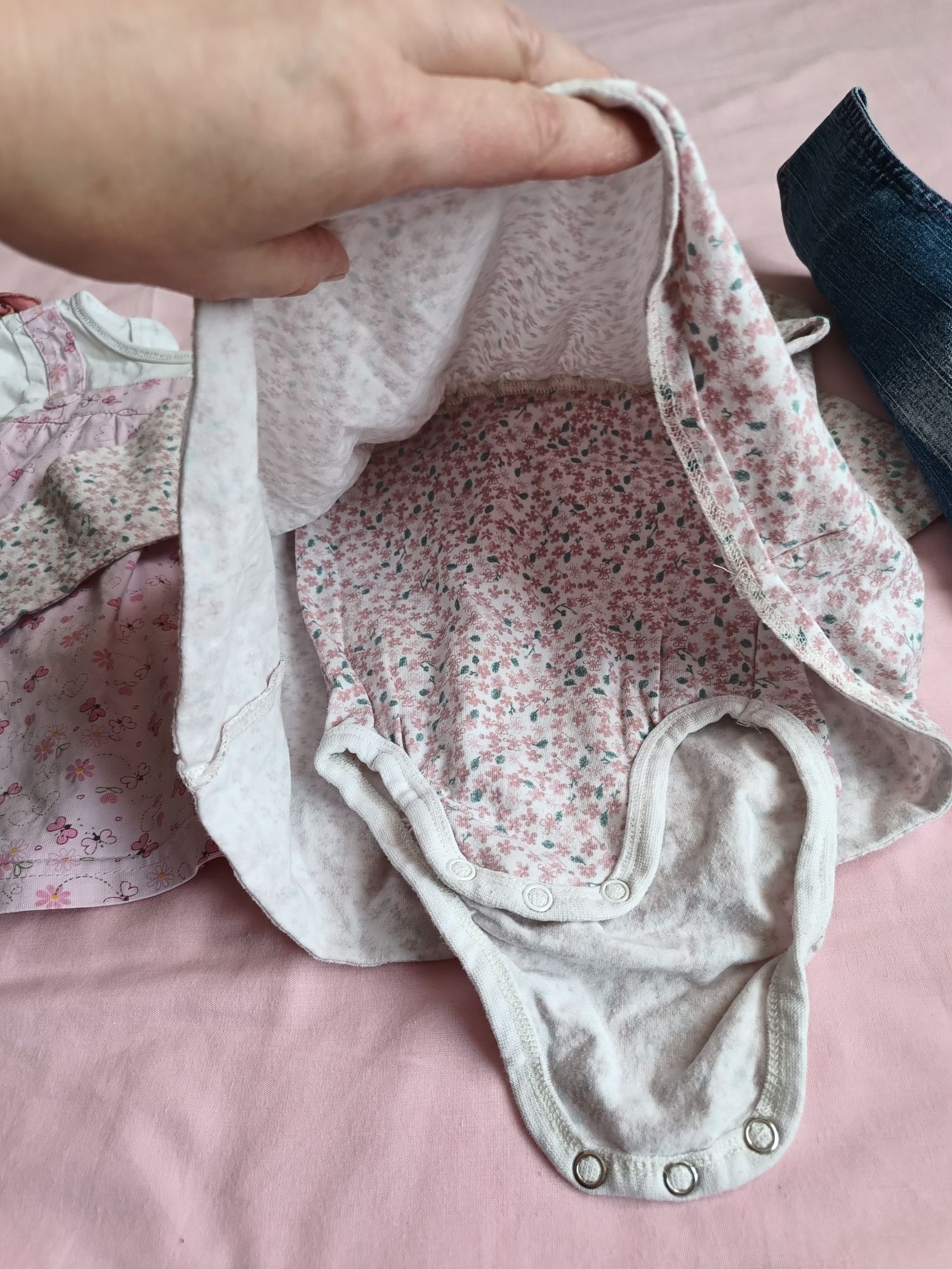 Zestaw sukienek 5szt. w r.74, m.in. H&M